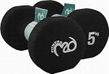 Be-Active Neoprene Dumb-bells, 6: Black; 2 x 5kg