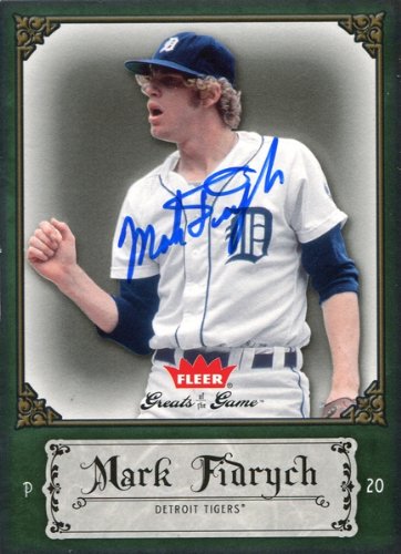 Mark Fidrych Autographed/Hand Signed 2006 Fleer No.63 Detroit Tigers Baseball Card