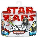 Star Wars 2009 Galactic Heroes 2-Pack Ahsoka Tano and R3-S6 (Goldie)