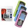 Combo of Blue, Green, Magenta Skin Cover Case and Kingston 4GB microSDHC Class 4 Memory Card with SD Adapter for Blackberry Pearl 8100 8100c