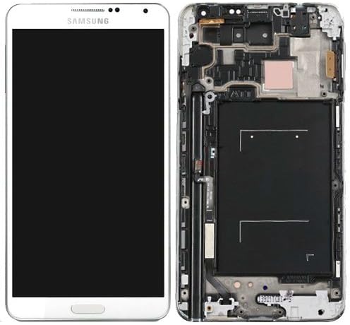 For Galaxy Note 3 N900V N900P LCD + Digitizer Touch Screen with Frame - White