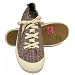 Womens Roxy Brown Flyer Center Lo Canvas Sneakers. Jump into the sweet style of the sneaker from Roxy. Its fun printed upper has patterns on it for a whimsical style with its casually laid-low silhouette that will look good with everything. - 10