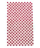 INSTA-BLING Criss-Cross Beads Cell Phone Jewelry Seal Stickers , Hot Pink & Clear