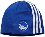 NBA Men's Authentic Team Knit Hat - Kf10Z, Golden State Warriors, One Size, Blue/white , Golden State Warriors , Blue