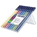 Staedtler triplus colour 323 SB10 Fibre Tip Pens In Desktop Box - 10 Assorted Colours