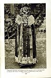 COSTUMES NUPTIALES de la BAVIÈRE de FILLE de VÊTEMENT de c1920 BUCKEBURG