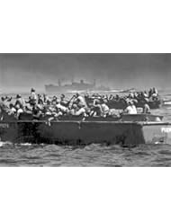 Single Detail Page Misc: New 4x6 Photo: Landing Barges Sweep Beaches of Leyte Island