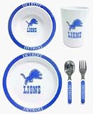 Detroit Lions 5 Piece Children's Dinner Set by Duck House