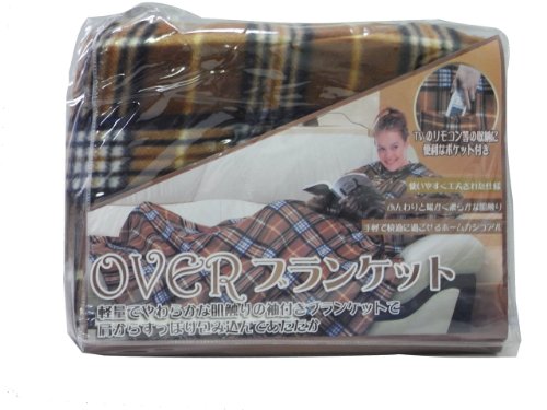 トレードワン Overブランケット ベージュチェック 20044