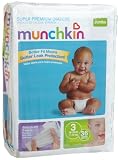 Munchkin Super Premium Diapers, Size 3/Medium Ultra (16-28 Pounds), 144 Count