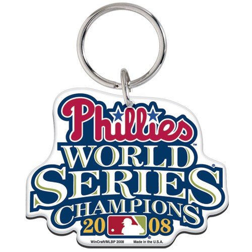 Buy Philadelphia Phillies 2008 World Series Champions High Definition Keychain by Football Fanatics