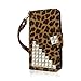 ZTE Warp 4G Wallet Case, MPERO FLEX FLIP Wallet Case for ZTE Warp 4G N9510 - Studded Leopard