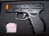New Airsoft Full Metal Spring Pistol with Metal Clip Full Scale 1/1
