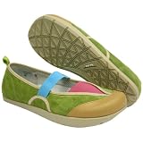 Earth Intrigue Lime Cow Split Suede Mary Janes Women by Earth