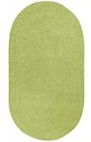 Capel 0806VS04000600200 4 x 6 Ft Solo Rug - Leaf - Oval
