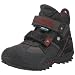 Geox J Savage WPF, Unisex - Kinder Stiefel, schwarz, (black/red C0048)
