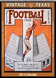 Texas Longhorns 2012 Vintage Football Calendar