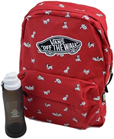 Vans Disney Dalmatian Backpack Bundle With Rol-Bot Water Bottle