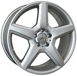 (4) SILVER 19 INCH MERCEDES BENZ WHEELS RIMS