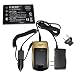 HQRP CHARGER SET for GATEWAY DC-T50 DIGITAL CAMERA + HQRP BATTERY and HQRP Euro Plug Adapter