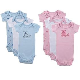 Preemie 3-Pack of Bodysuits
