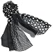 Jessica Simpson Women's Patch Polka Dot Neckwrap,Black,One Size