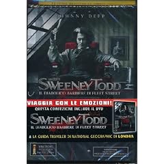 Sweeney Todd - Il Diabolico Barbiere Di Fleet Street + Guida National Geographic Londra (Dvd+Libro)