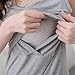Bearsland Women's Sleeveless Maternity Nursing Tank Tops Breastfeeding Shirts