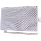 Speco Technologies DMS3TSW Weather Resistant 3 Way Speakers w/ Transformer White
