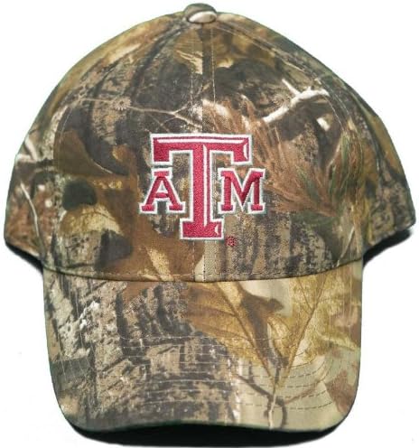 NEW! Texas A&amp;M University Aggies Buckle Back Hat Embroidered Mothwing Camo Cap