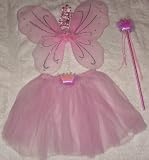 Posh Pink Royal Butterfly Tutu Set with Wings and Wand