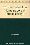 Trust in public life