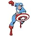 RoomMates RMK2338GM Captain America Classie Peel and Stick Giant Wall Decals