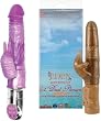 Purple Jelly Crystals Rabbit Vibrator Pearl Adam and Eve Eden Starfish Sex Toy Kit