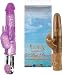 Purple Jelly Crystals Rabbit Vibrator Pearl Adam and Eve Eden Starfish Sex Toy Kit