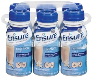Ensure Regular Vanilla Liquid, 8 Ounce Bottle, 6 Count