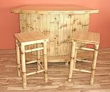 ISLAND TIKI BAR W/O TOP - INCLUDES 2 STOOLS