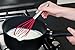 StarPack Basics Silicone Whisk, High Heat Resistant to 480°F, Non-Stick Safe Silicone Whisk (Cherry Red)