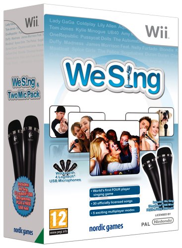 We Sing Bundle - Incl 2 Logitech Mics (Wii)