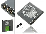 BP-5M Batterie pour Nokia 6110 Navigator + Chargeur allume cigare
