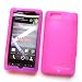 Motorola DROID X MB810 & Droid X2 MB870 (Verizon) Skin Case Protector Soft Silicone "Basket Weave Texture Grip" Pink
