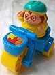 Mcdonald's Happy Meal Fisher Price Little People Maggie Riding a Bike Toy