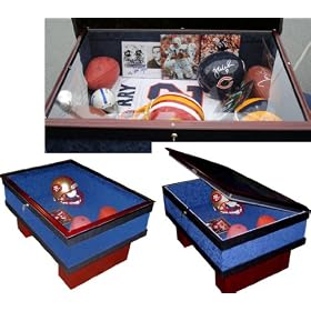 Coffee Table Football Display Case