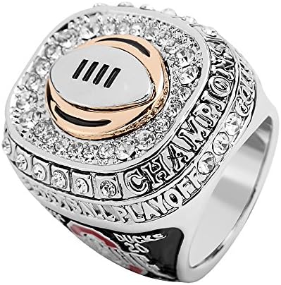 Lovervally Ohio State Championship Ring Collection College Football Playoff National Champions Buckeyes (9#)
