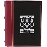 2010 Winter Olympics Team USA Black-Red Leatherette Photo Album