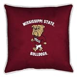 Mississippi State Bulldogs Throw Bed Pillow
