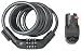 Avenir Coil Combo Cable Locks (10mm / 6 feet)