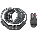 Avenir Coil Combo Cable Locks (10mm / 6 feet)