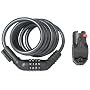 Avenir Coil Combo Cable Locks (12mm / 6 feet)