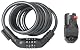 Avenir Coil Combo Cable Locks (10mm / 6 feet)